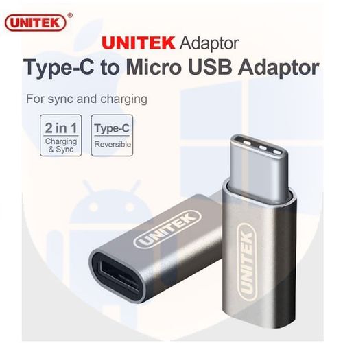 מתאם מ- USB Type-C למיקרו USB, דגם Y-A027AGY Unitek