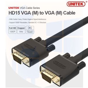 כבל VGA אורך 1.5 מטר דגם UNITEK Y-C503G