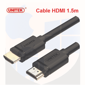 כבל Y-C137M UNITEK HDMI באיכות גבוהה 1.4 באורך של 1.5 מטר