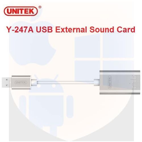 כרטיס קול חיצוני USB דגם Y-247A UNITEK