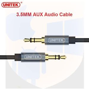 כבל אודיו 3.5 ממ AUX אורך 1 מטר, דגם Y-C926ABK UNITEK
