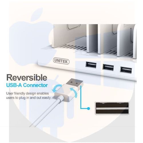 כבל מיקרו USB הפיך, לטעינה והעברת נתונים UNITEK Y-C4035WH
