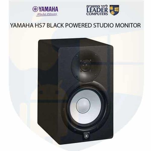 רמקול מוניטור לסטודיו 7אינצ' | Yamaha HS7 | שחור
