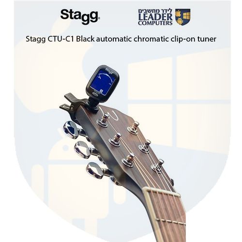 טיונר כרומטי אוטומטי קליפס לגיטרה Stagg CTU-C1