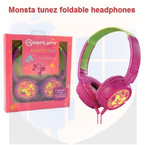 אוזניות קשת מתקפלות לילדים Amplify Monsta Tunez