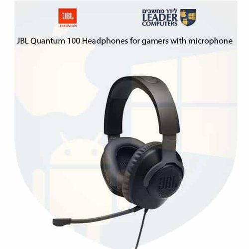 אוזניות לגיימרים עם מיקרופון JBL Quantum 100