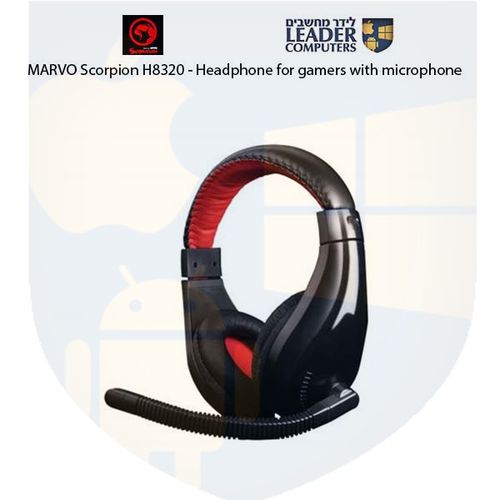 אוזניות לגיימרים עם מיקרופון MARVO Scorpion H8320
