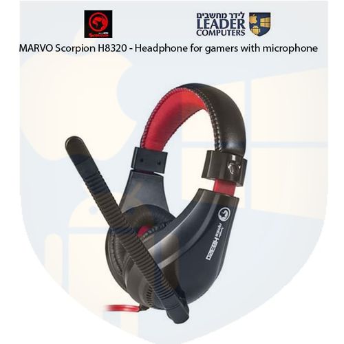 אוזניות לגיימרים עם מיקרופון MARVO Scorpion H8320