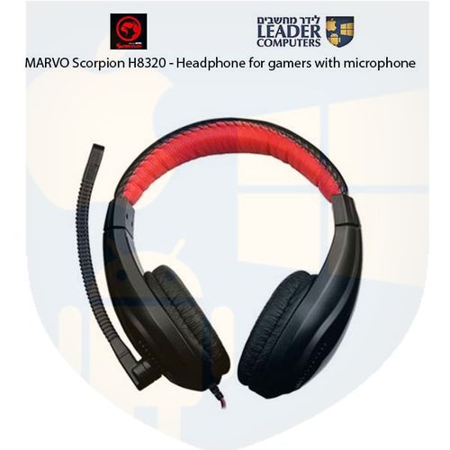 אוזניות לגיימרים עם מיקרופון MARVO Scorpion H8320