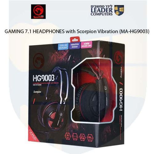 אוזניות לגיימרים עם רטט MARVO Scorpion MA-HG9003