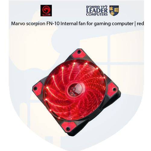 מאוורר למחשב גיימינג Marvo Scorpion FN-10 | אדום
