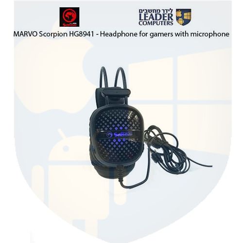 אוזניות לגיימרים עם מיקרופון MARVO Scorpion HG8941