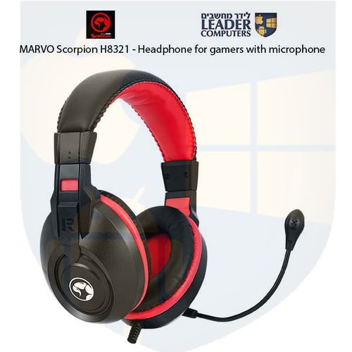 אוזניות לגיימרים עם מיקרופון MARVO Scorpion H8321P