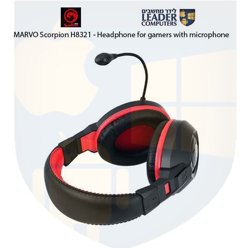 אוזניות לגיימרים עם מיקרופון MARVO Scorpion H8321P