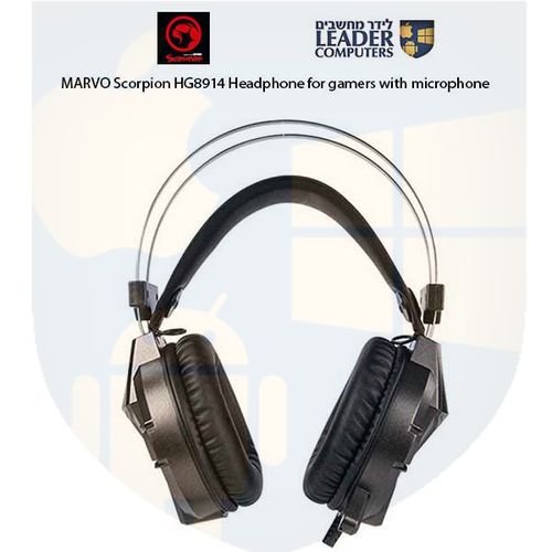 אוזניות לגיימרים עם מיקרופון MARVO Scorpion HG8914