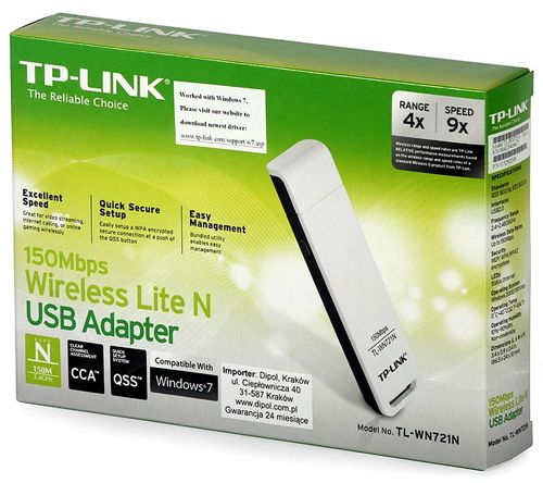 TL-WN721N TP-Link כרטיס רשת אלחוטי 150Mbps