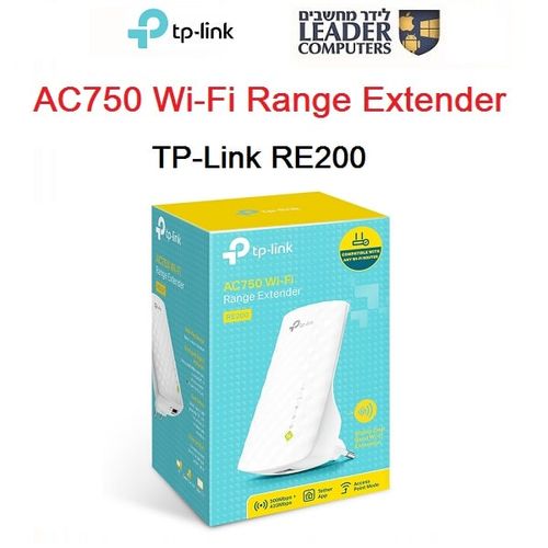 מגדיל טווח רשת אלחוטית | TP-Link AC750 RE200
