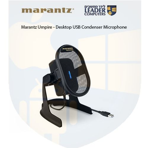 מיקרופון קונדנסר שולחני Marantz UMPIRE USB