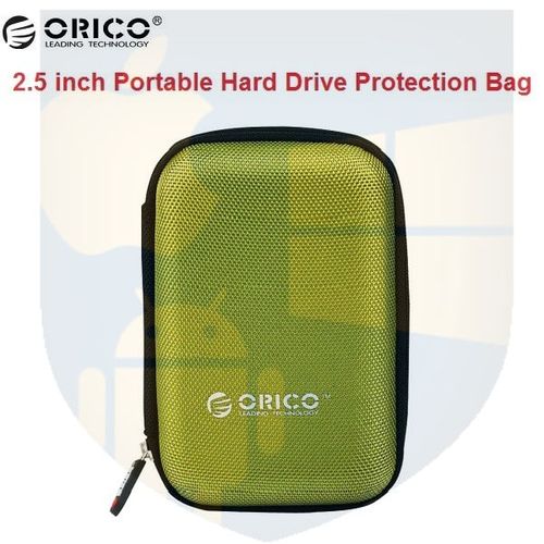 נרתיק קשיח ירוק לדיסק קשיח חיצוני 2.5 אינץ' | Orico PHD-25