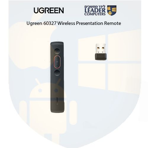 שלט אלחוטי 2.4GHz למצגות ומצביע לייזר Ugreen