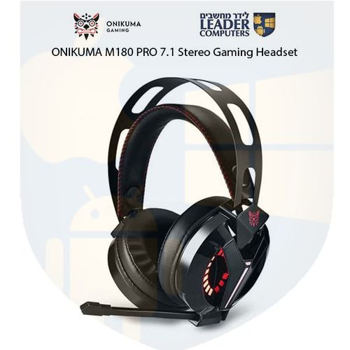 אוזניות לגיימרים עם מיקרופון ONIKUMA M180 PRO 7.1
