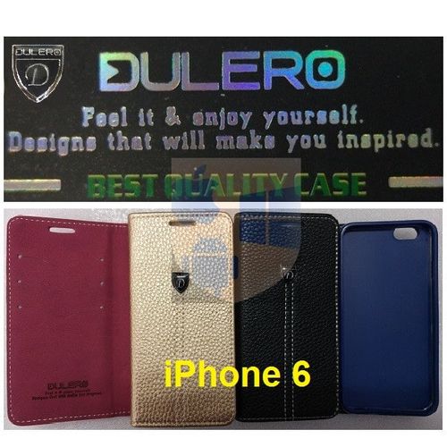 קלפה ארנק Dulero דמוי עור – כיסוי מגן לסמארטפון אייפון 6G ו-6S