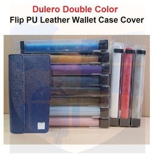 קלפה ארנק Dulero כפול צבע – כיסוי מגן דמוי עור לסמארטפון סמסונג גלקסי J7 2016 SM-J710