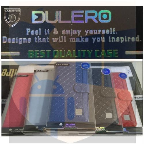 קלפה ארנק Dulero מפואר – כיסוי מגן דמוי עור לסמארטפון אייפון 7 פלוס ואייפון 8 פלוס