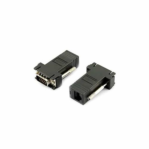 מתאם מ-RJ45 נקבה ל-VGA זכר
