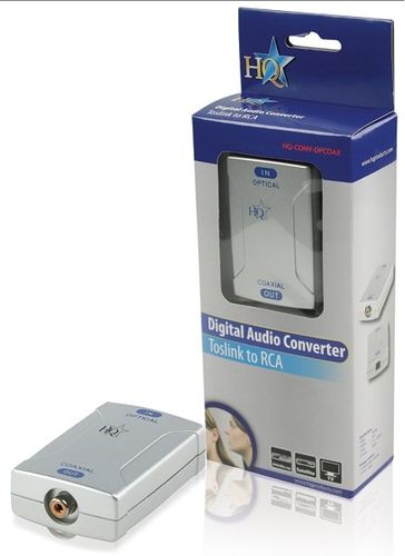 ממיר אופטי TOSLINK לקואקס RCA