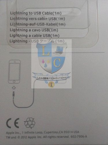 כבל אפל מקורי לאייפון 5 / 6 אייפד איר / אייפד מיני, אייפוד 5 להעברת נתונים וטעינה