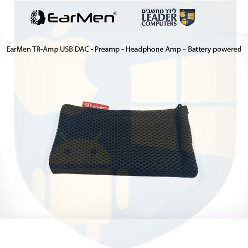 מגבר אוזניות EarMen TR-amb HI-res וכבל ממיר כניסה מ- USB ליציאה ל- PL3.5, 6.3 mm Stereo