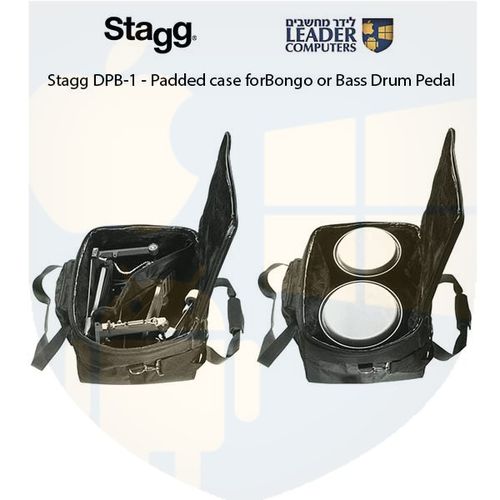 תיק נשיאה מרופד לכלי הקשה ולאביזרי סאונד Stagg DPB-1