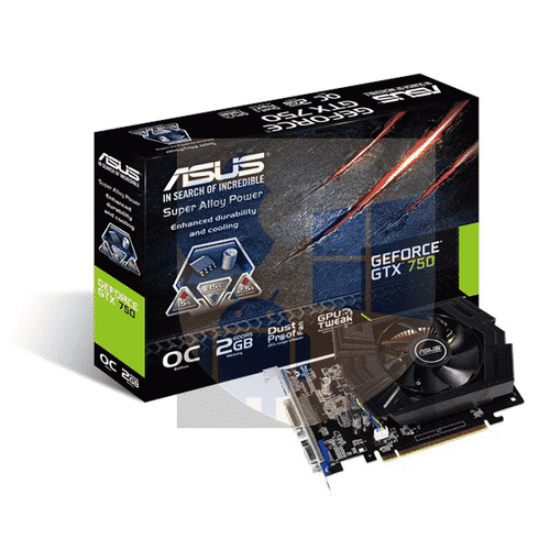 כרטיס מסך Asus Nvidia GeForce GTX750 PCI-Express 2GB