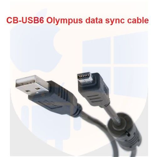 כבל USB למצלמה Olympus | כבל סנכרון 12-פין CB-USB6 להעברת נתונים