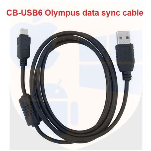 כבל USB למצלמה Olympus | כבל סנכרון 12-פין CB-USB6 להעברת נתונים