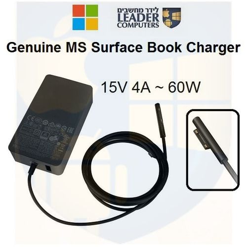 מטען מקורי למחשב מיקרוסופט Microsoft Surface | 15V 4A 60W