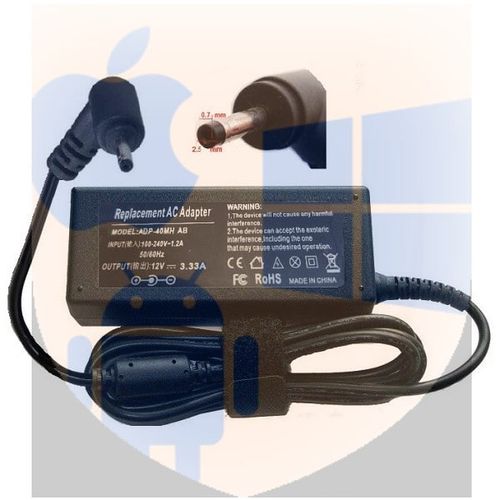 מטען חליפי למחשב טאבלט סמסונג Samsung 12V 3.33A – 40W Chrombook עם קונקטור פין דק