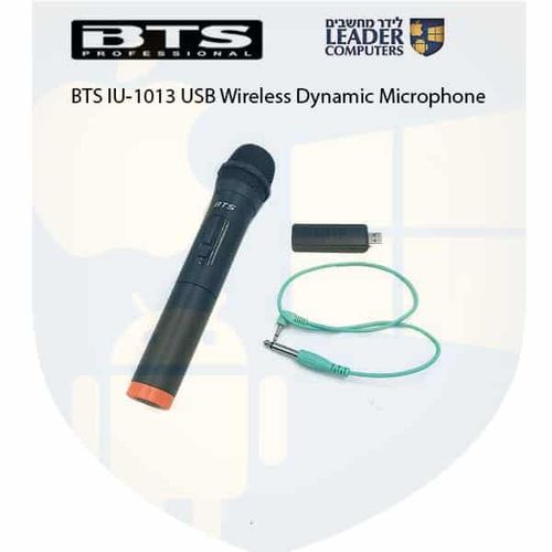 מיקרופון דינמי אלחוטי BTS IU-1013 USB