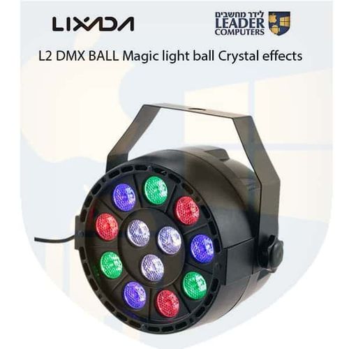 פנס כדור אפקטים תאורת במה Lixada DMX-512 RGB