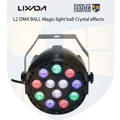 פנס כדור אפקטים תאורת במה Lixada DMX-512 RGB