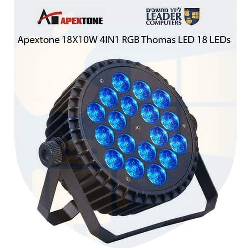 פנס לד 18 לדים Apextone 18X10W 4IN1 RGB