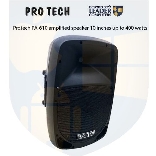 רמקול מוגבר 10 אינץ' עד 400 וואט | Protech PA-610