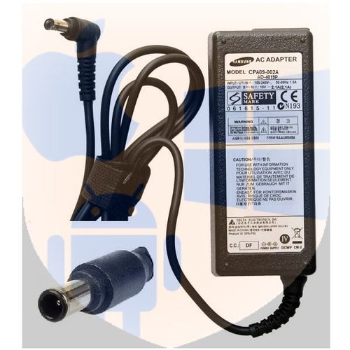 מטען מקורי למחשב סמסונג Samsung 19V 2.1A – 40W עם פין קונקטור