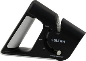 משחיז סכינים שחור אפור SOLTAM SHIBUYA סולתם