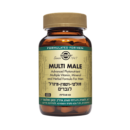 מולטי ויטמין-מינרל לגברים MULTI MALE
