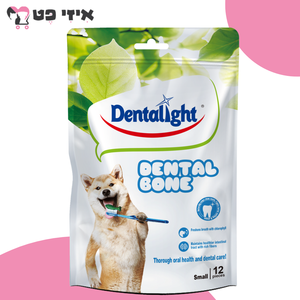 דנטלייט חטיף עלה דנטלי S לכלב 90 גרם 12 יח