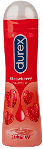 ג'ל סיכוך בטעם תות | Durex | מכיל 100 מ