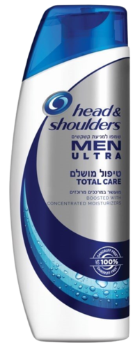 הד אנד שולדרס | שמפו | אולטרה לגבר | מכיל 450 מ"ל