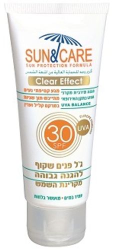 ג'ל פנים שקוף להגנה גבוהה SPF30 | מכיל 60 מ
